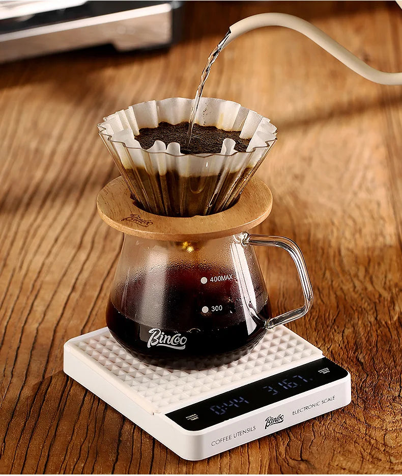 Bincoo Espresso Digital Scale with Weighing Timing Coffee Tool