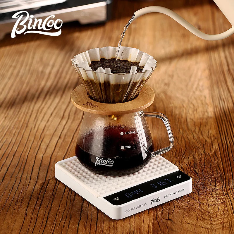 Bincoo Espresso Digital Scale with Weighing Timing Coffee Tool